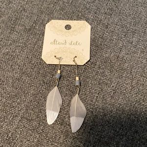 Feather earrings